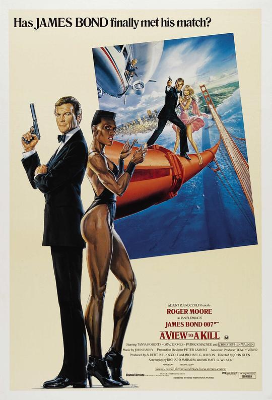 英国电影《007之雷霆杀机》(1985) ：硅谷阴谋，邦德最后的嬉皮笑脸
