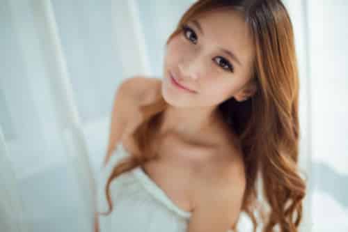 清纯的青苹果少女