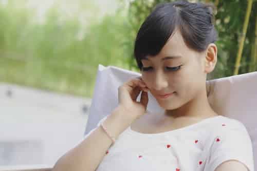 悠闲快乐的唯美少女