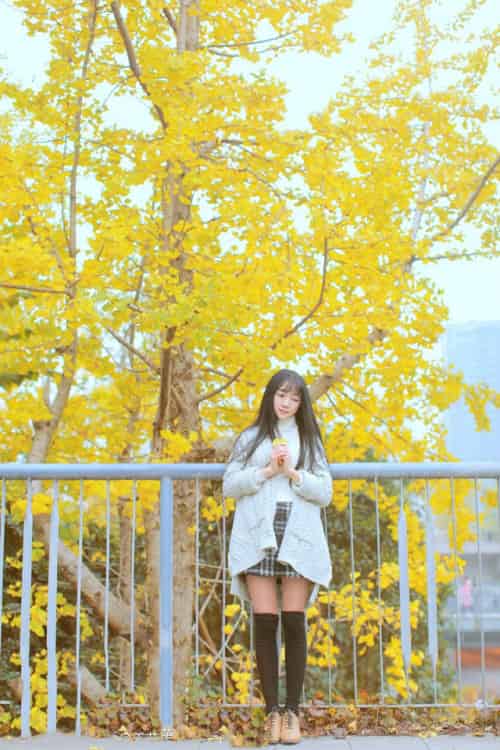 萌女孩笑靥明媚小清新写真