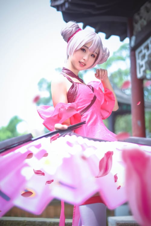 双马尾萝莉洛雨雨雨雨COS王者荣耀小乔