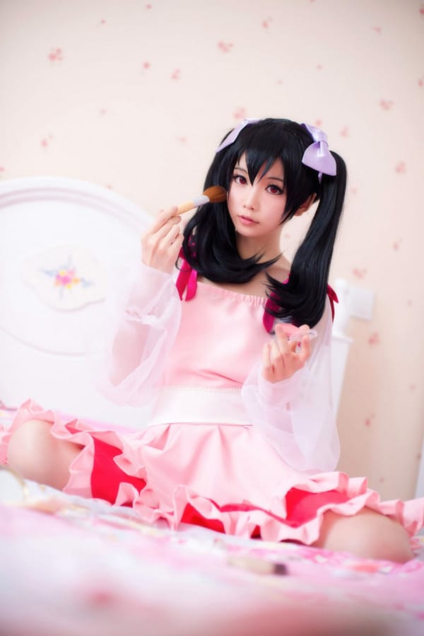 甜美迷人双马尾萝莉cosplay动漫美女矢泽妮可