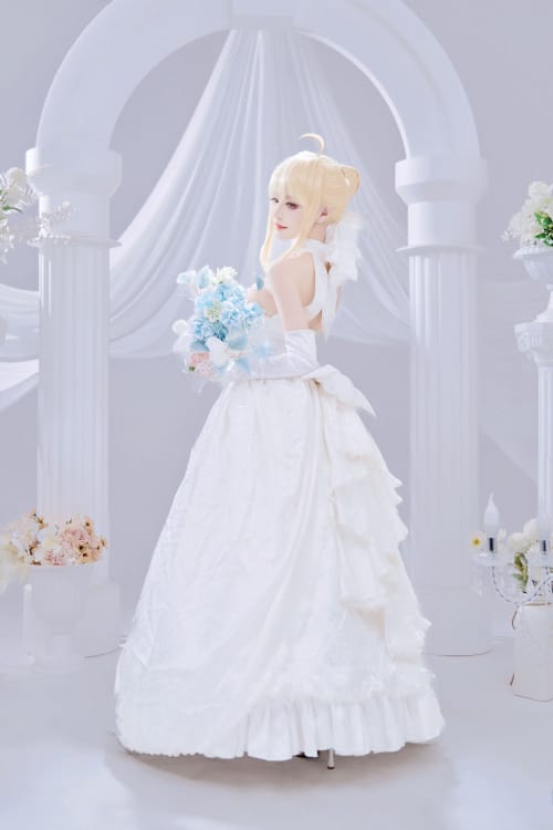 Shika小鹿鹿白色婚纱主题 - FGO阿尔托莉雅Saber花嫁