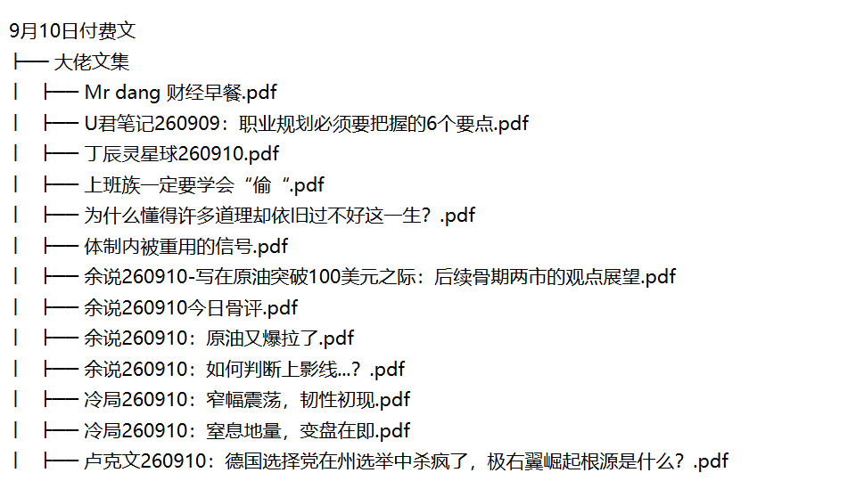 全网付费文章 - 大佬文集圈 学习先锋 精选研报