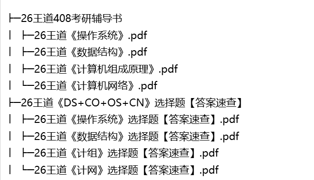 26考研408学霸笔记