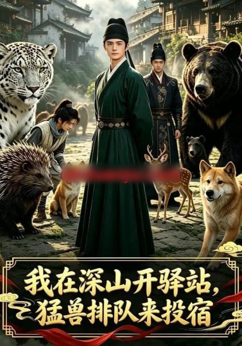 我在深山开驿站，猛兽排队来投宿（65集全）AI短剧