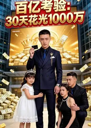 百亿考验30天花光1000万（46集）Ai短剧