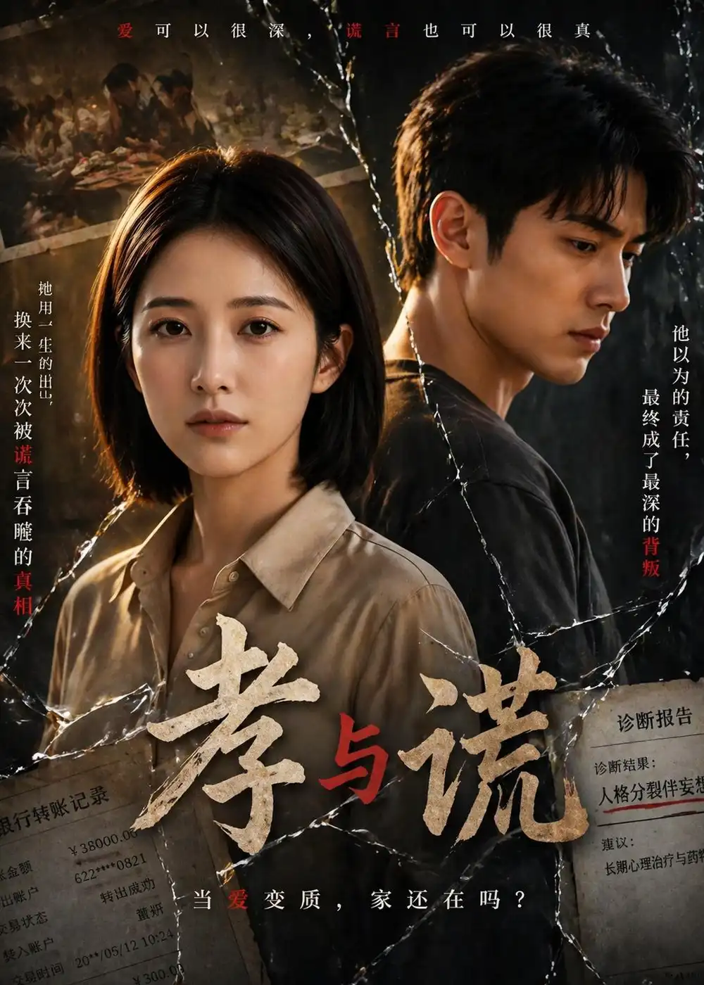孝与谎（45集）Ai短剧