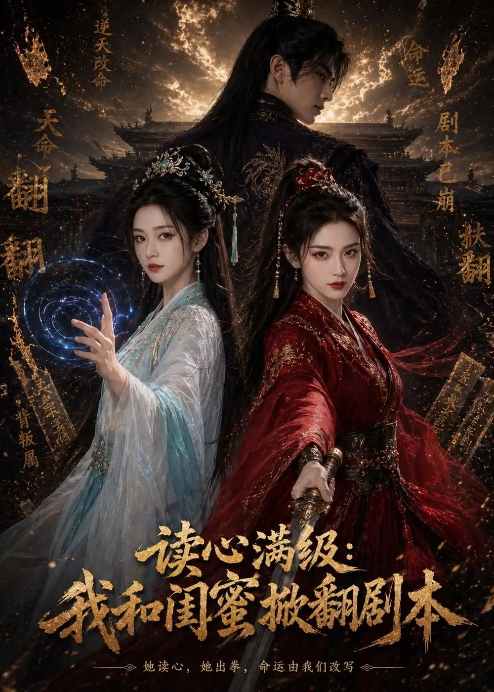 读心满级我和闺蜜掀翻剧本（30集）Ai短剧