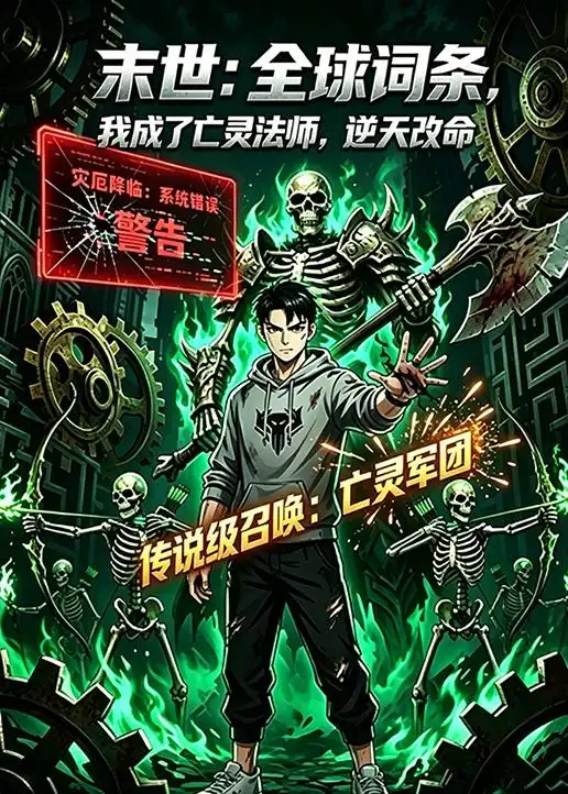 末世全球词条我成了亡灵法师，逆天改命（25集）动漫