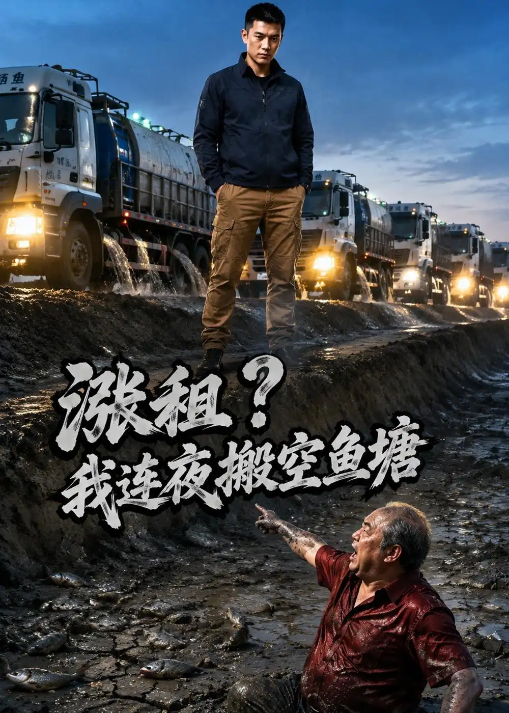 涨租我连夜搬空鱼塘（51集）Ai短剧