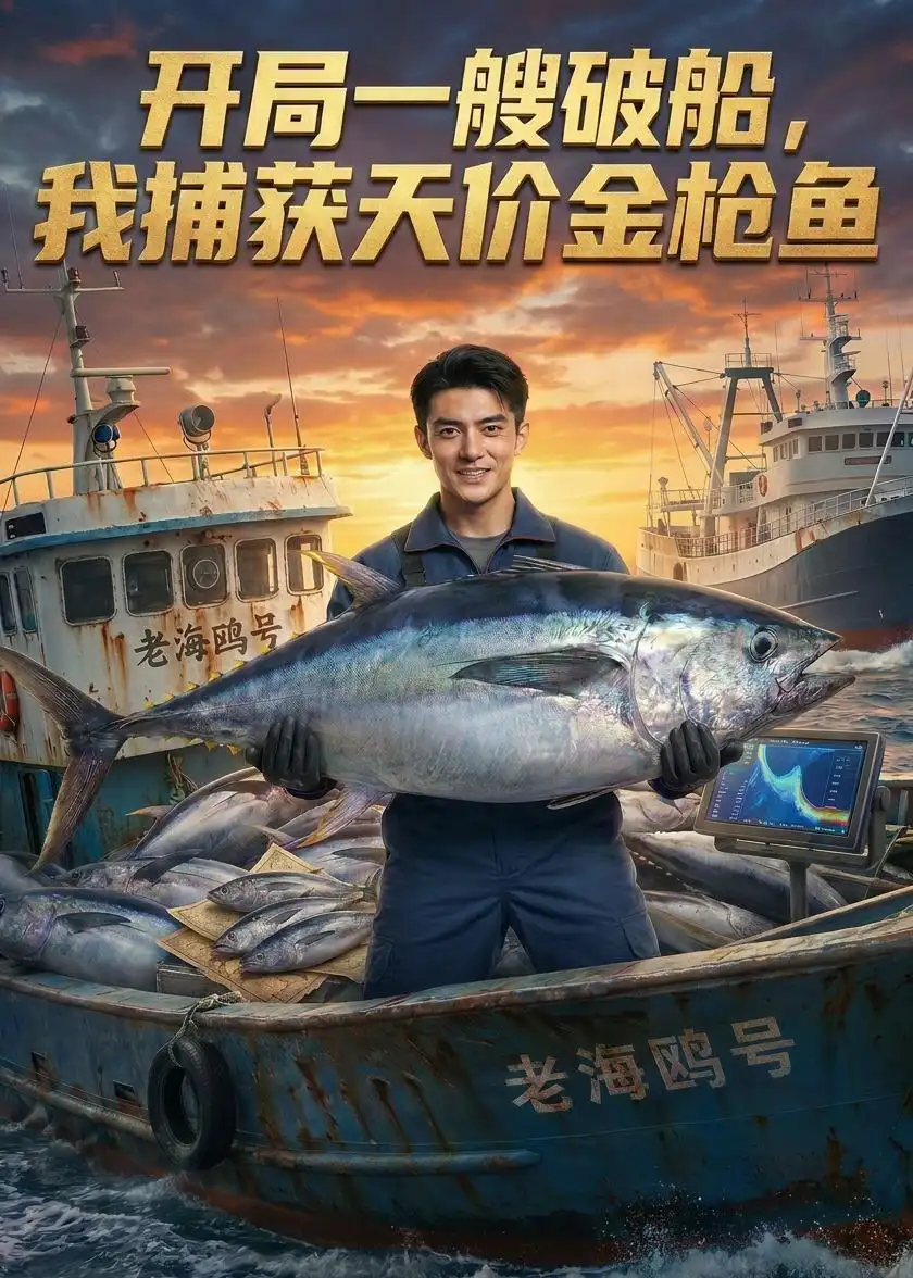 开局一艘破船我捕获天价金枪鱼（49集）Ai短剧