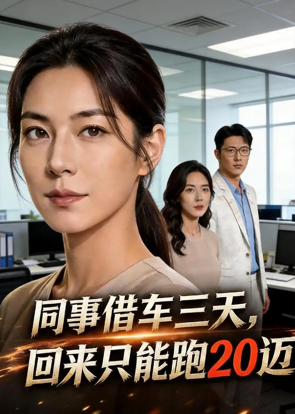 同事借车三天回来只能跑20迈（30集）Ai短剧