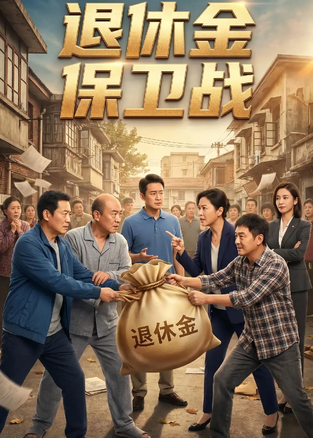 退休金保卫战（46集）Ai短剧