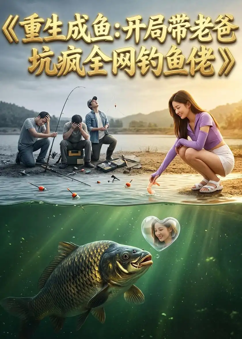 重生成鱼开局带老爸坑疯全网钓鱼佬（47集）Ai短剧