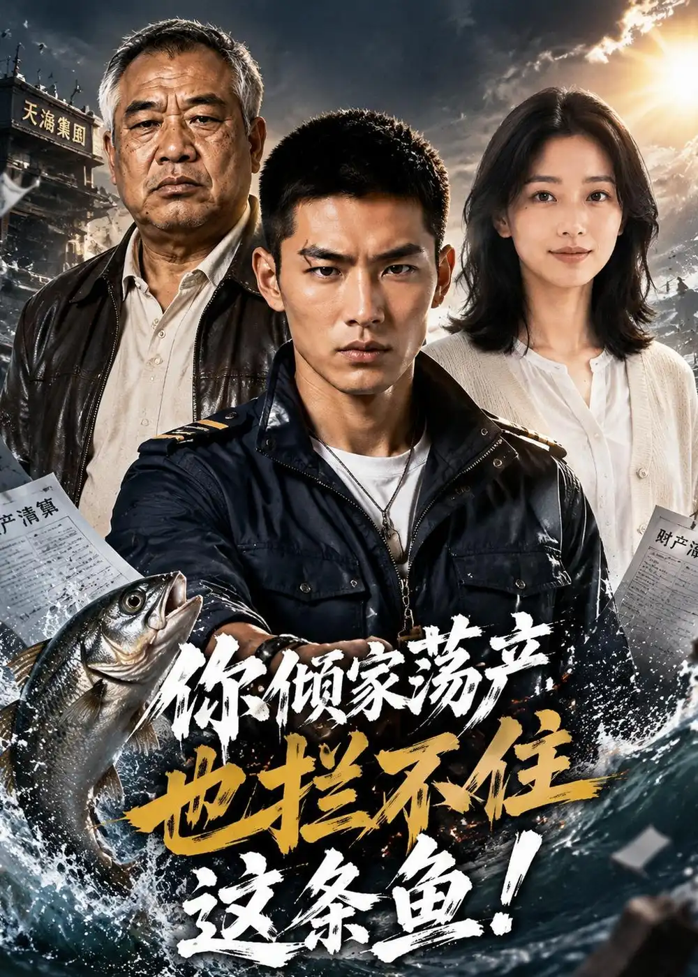 你倾家荡产也拦不住这条鱼（37集）Ai短剧