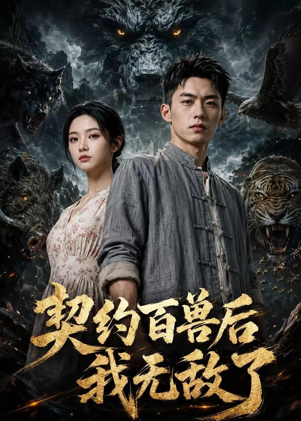 契约百兽后我无敌了（70集）AI短剧