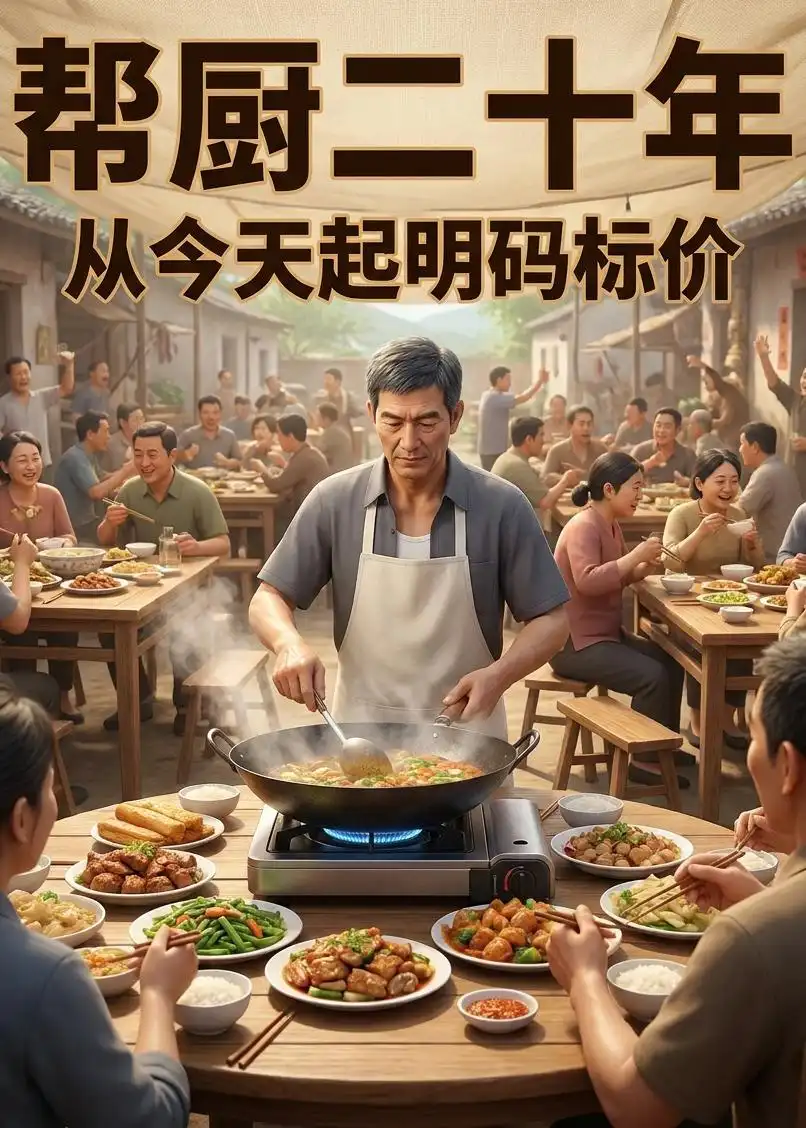 帮厨二十年从今天起明码标价（42集）AI短剧