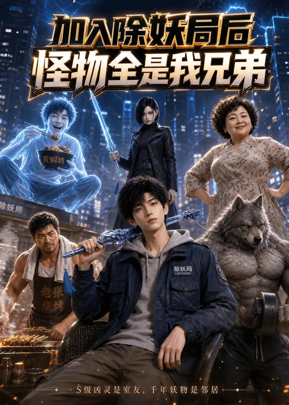 加入除妖局后怪物全是我兄弟（36集）AI短剧