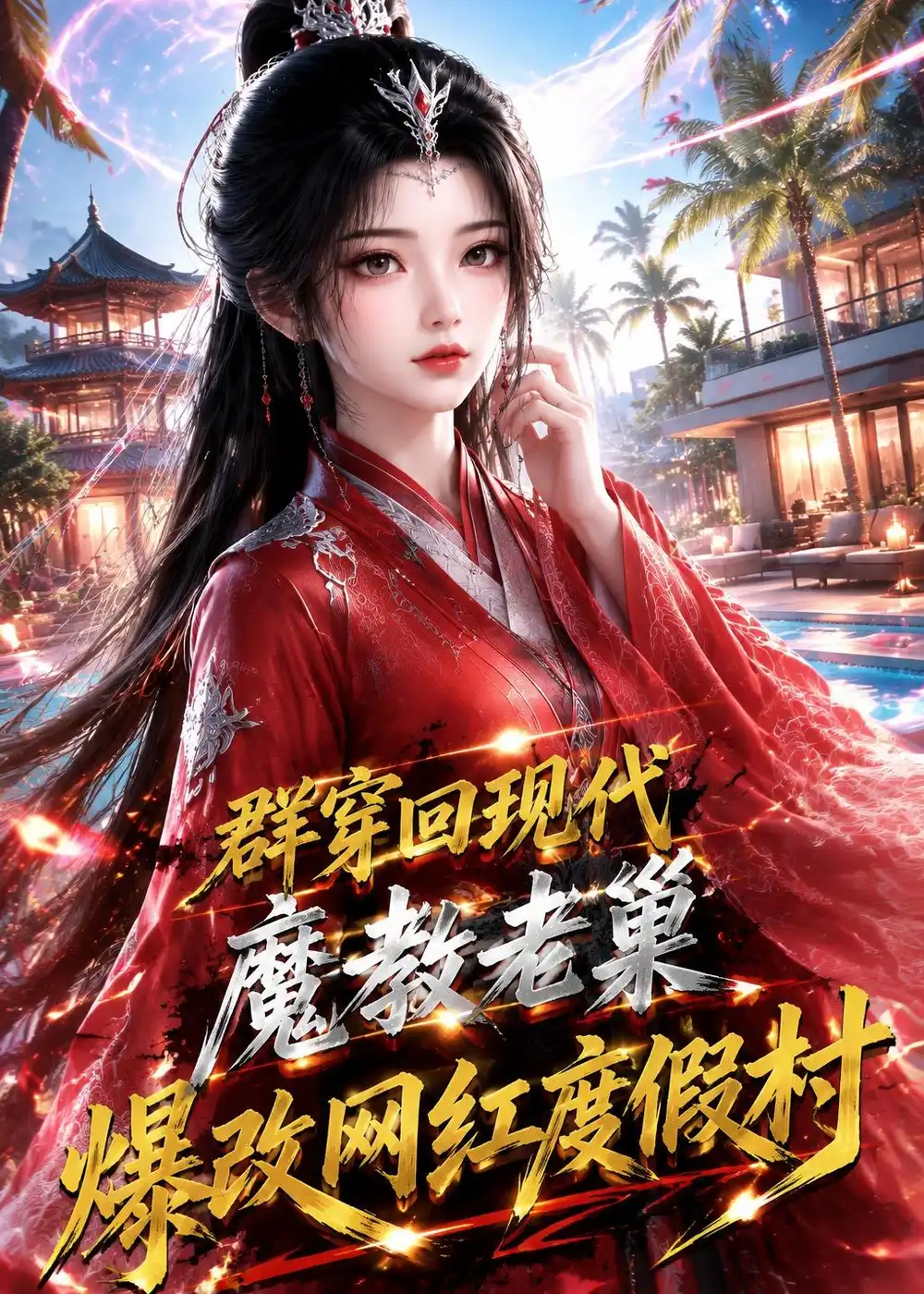 群穿回现代魔教老巢爆改网红度假村（104集）