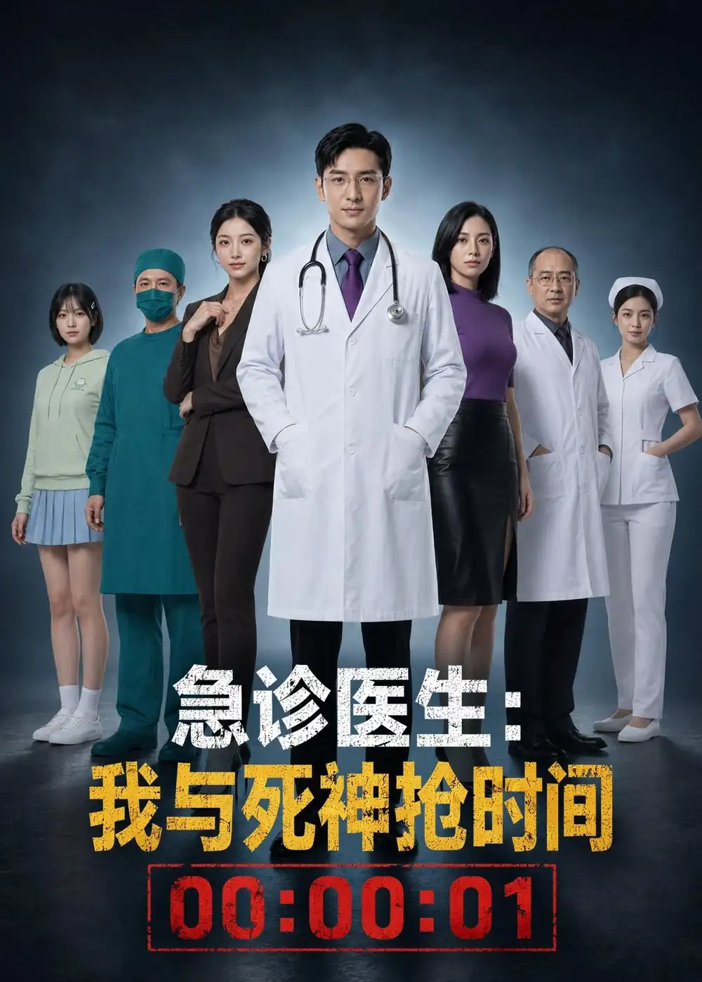 急诊医生我与死神抢时间（70集）AI短剧
