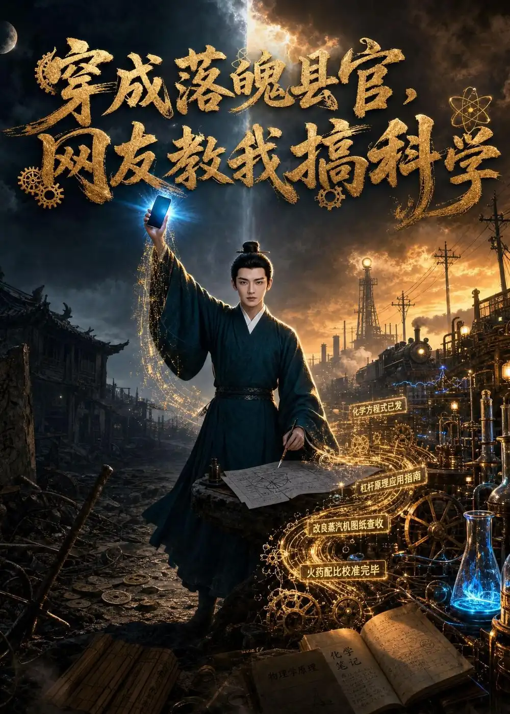 穿成落魄县官网友教我搞科学（50集）