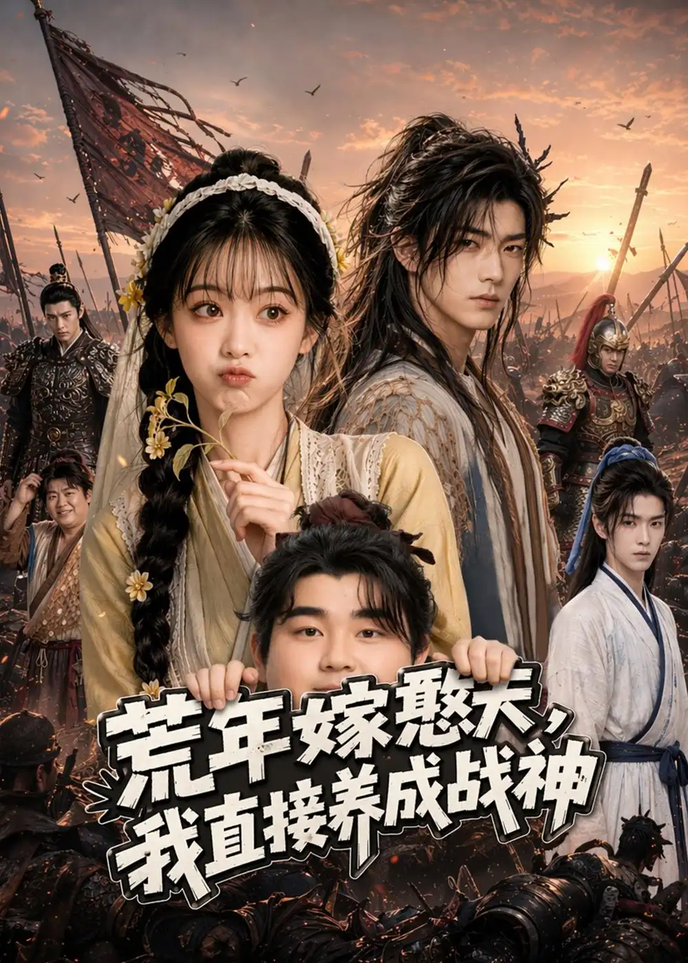 荒年嫁憨夫我直接养成战神（33集）