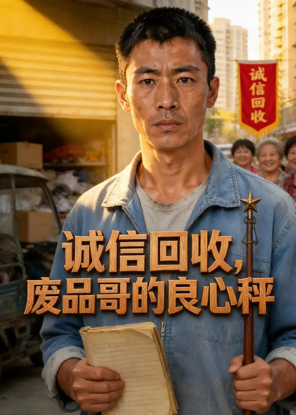 诚信回收废品哥的良心秤（65集）AI短剧