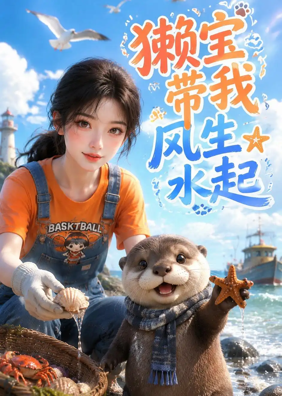 獭宝带我风生水起（73集）AI短剧