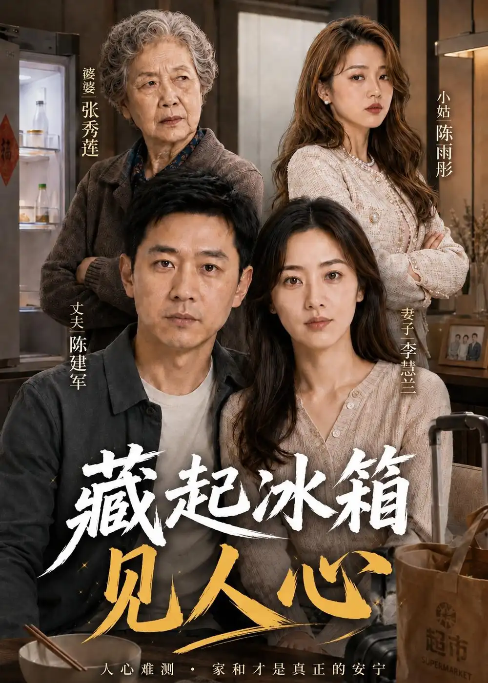藏起冰箱见人心（47集）AI短剧