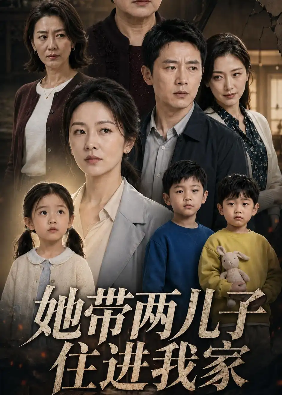 141她带两儿子住进我家（78集）AI短剧