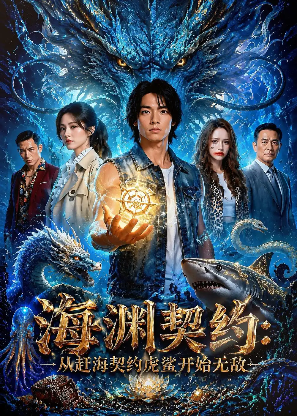 海渊契约从赶海契约虎鲨开始无敌（72集）AI短剧
