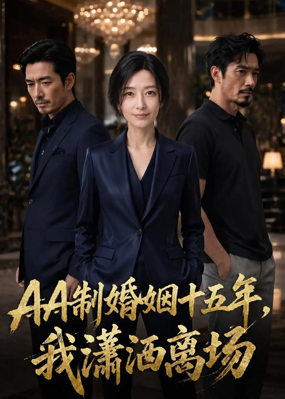 AA制婚姻十五年我潇洒离场（55集）AI短剧