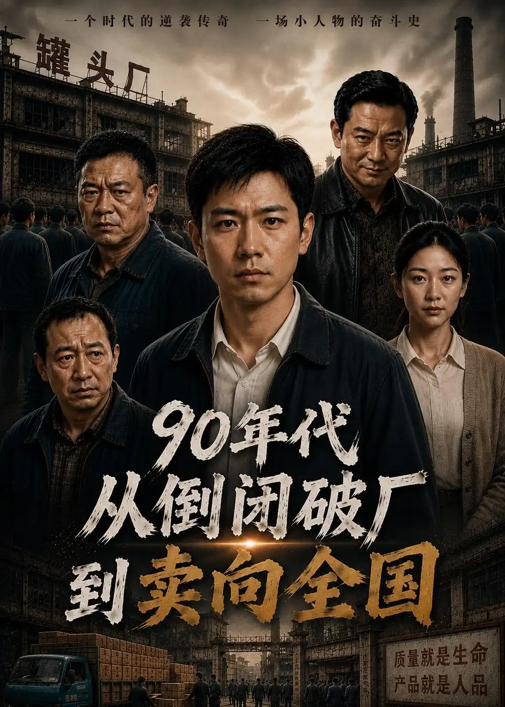 90年代从倒闭破厂到卖向全国（27集）AI短剧