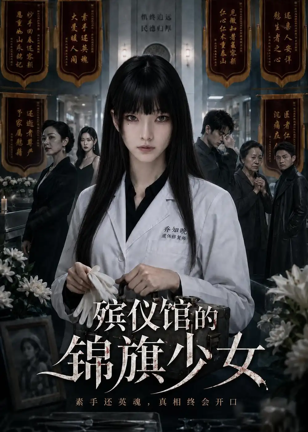 殡仪馆的锦旗少女（36集）AI短剧