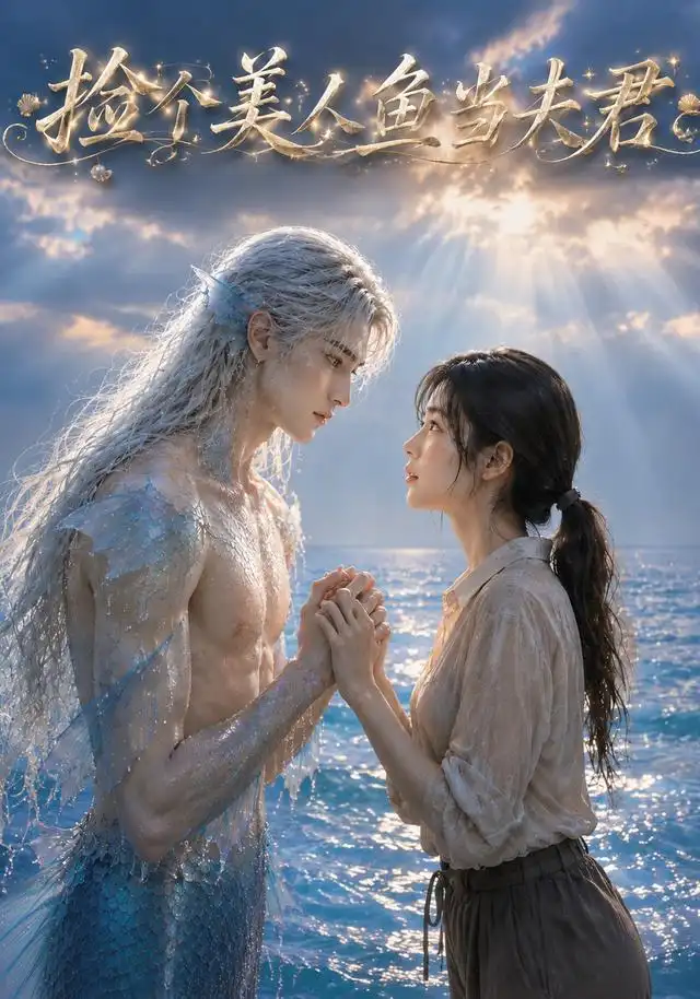 捡个美人鱼当夫君（68集）AI短剧