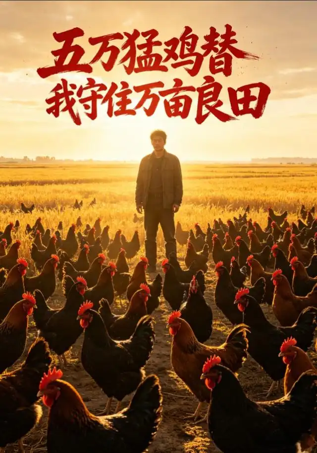五万猛鸡替我守住万亩良田（47集）AI短剧