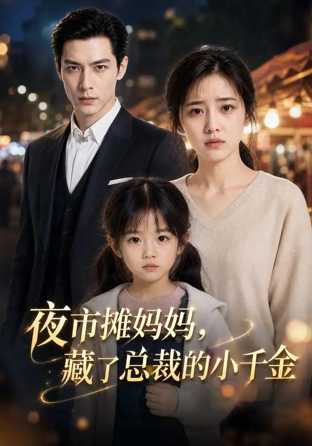 夜市摊妈妈藏了总裁的小千金（40集） AI短剧
