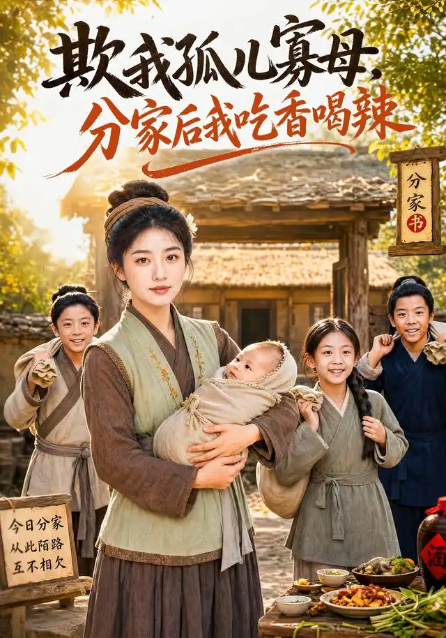 欺我孤儿寡母分家后我吃香喝辣（80集）AI短剧