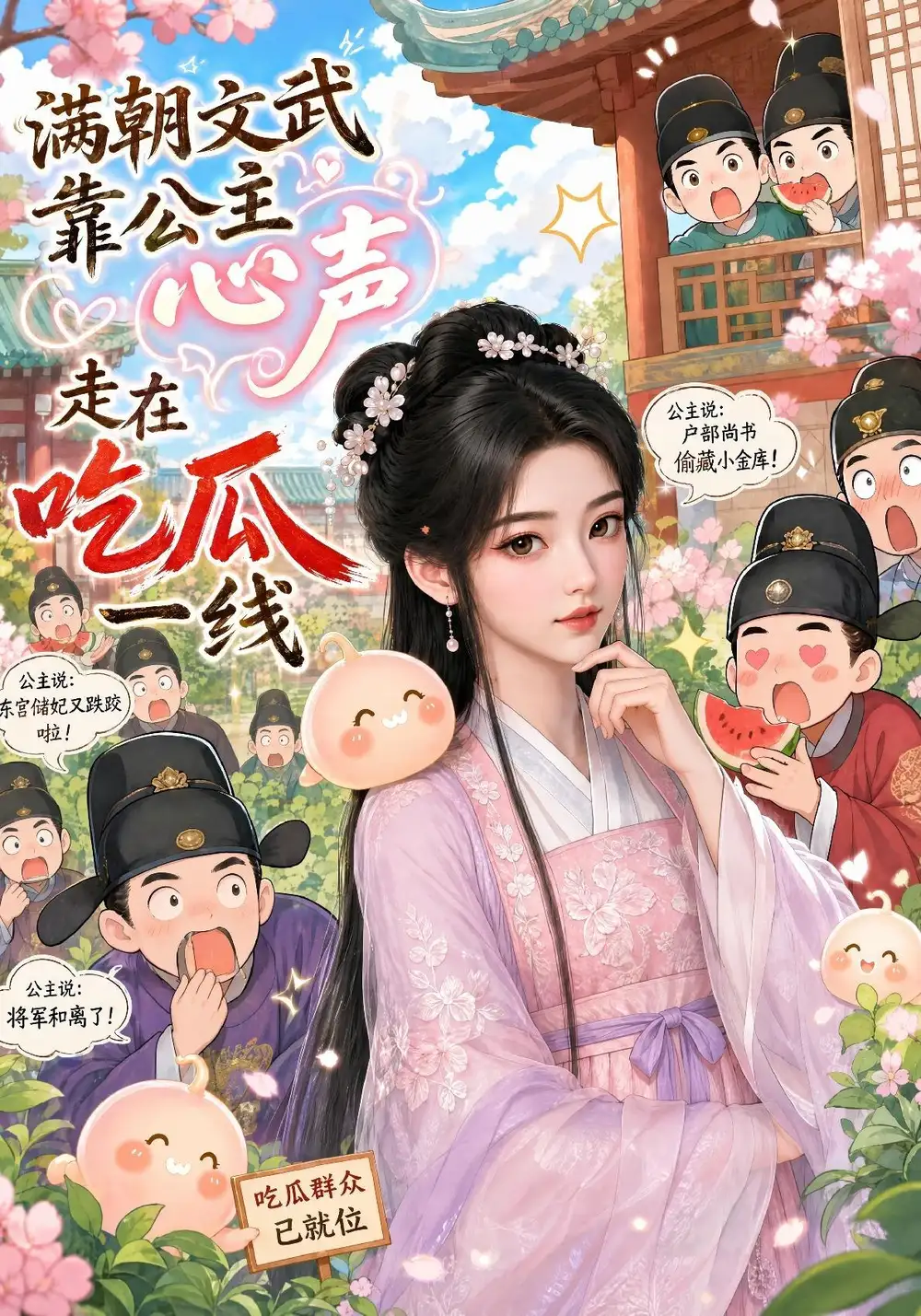 满朝文武靠公主心声走在吃瓜一线（82集）