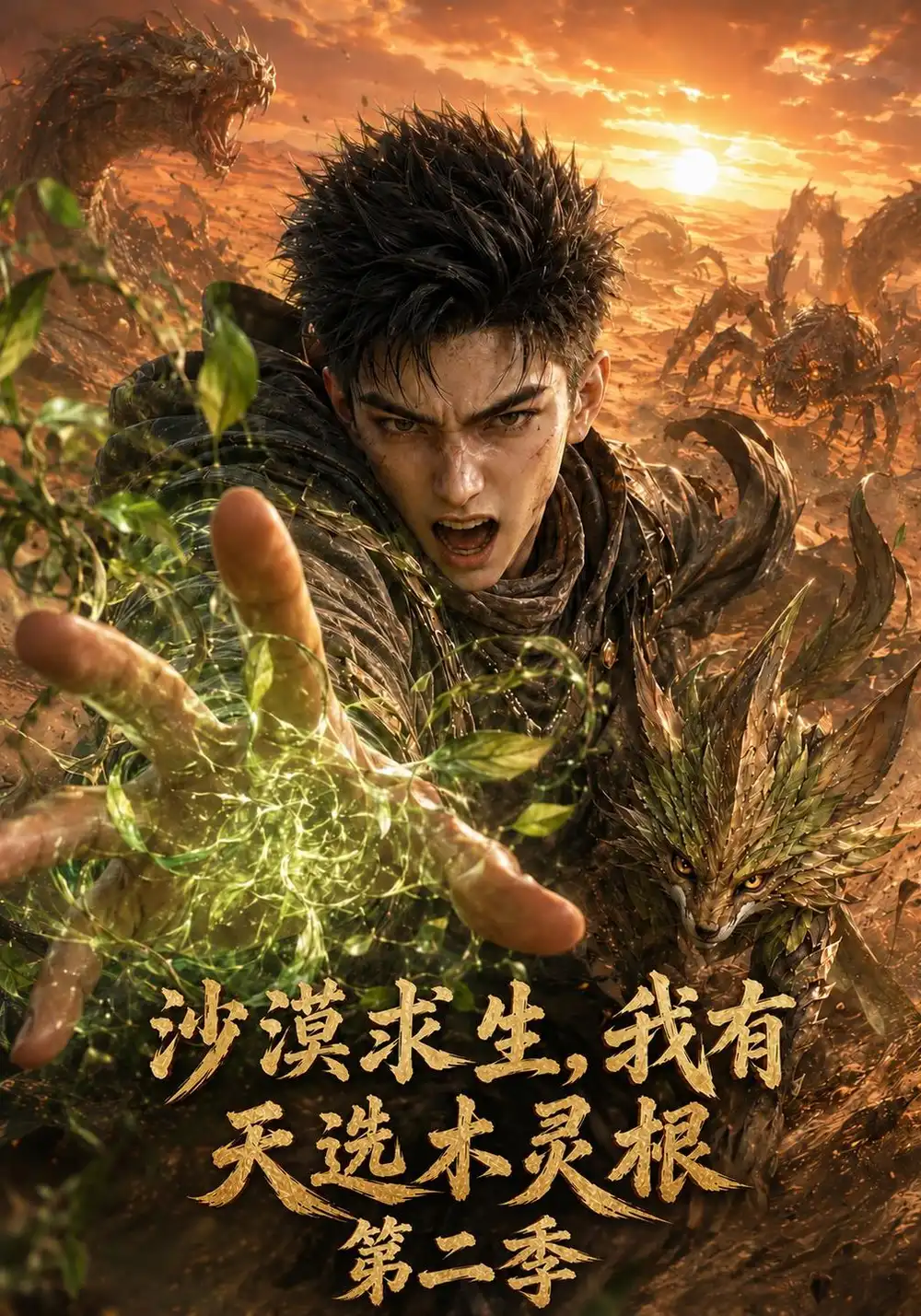 沙漠求生我有天选木灵根第二季（145集）AI短剧