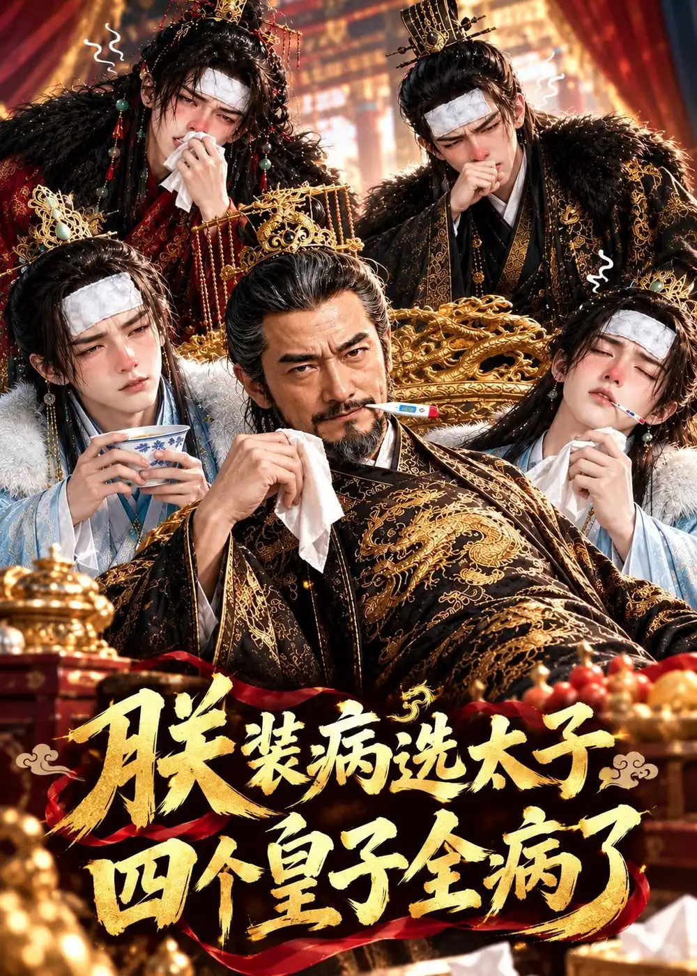 朕装病选太子四个皇子全病了（56集）