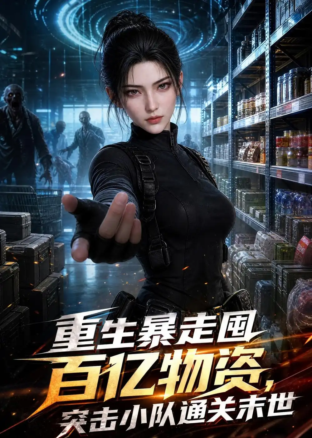 重生暴走囤百亿物资突击小队通关末世（150集）