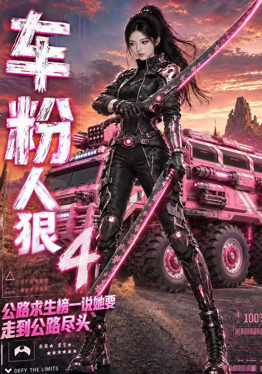 车粉人狠4公路求生榜一说她要走到公路尽头（211集）