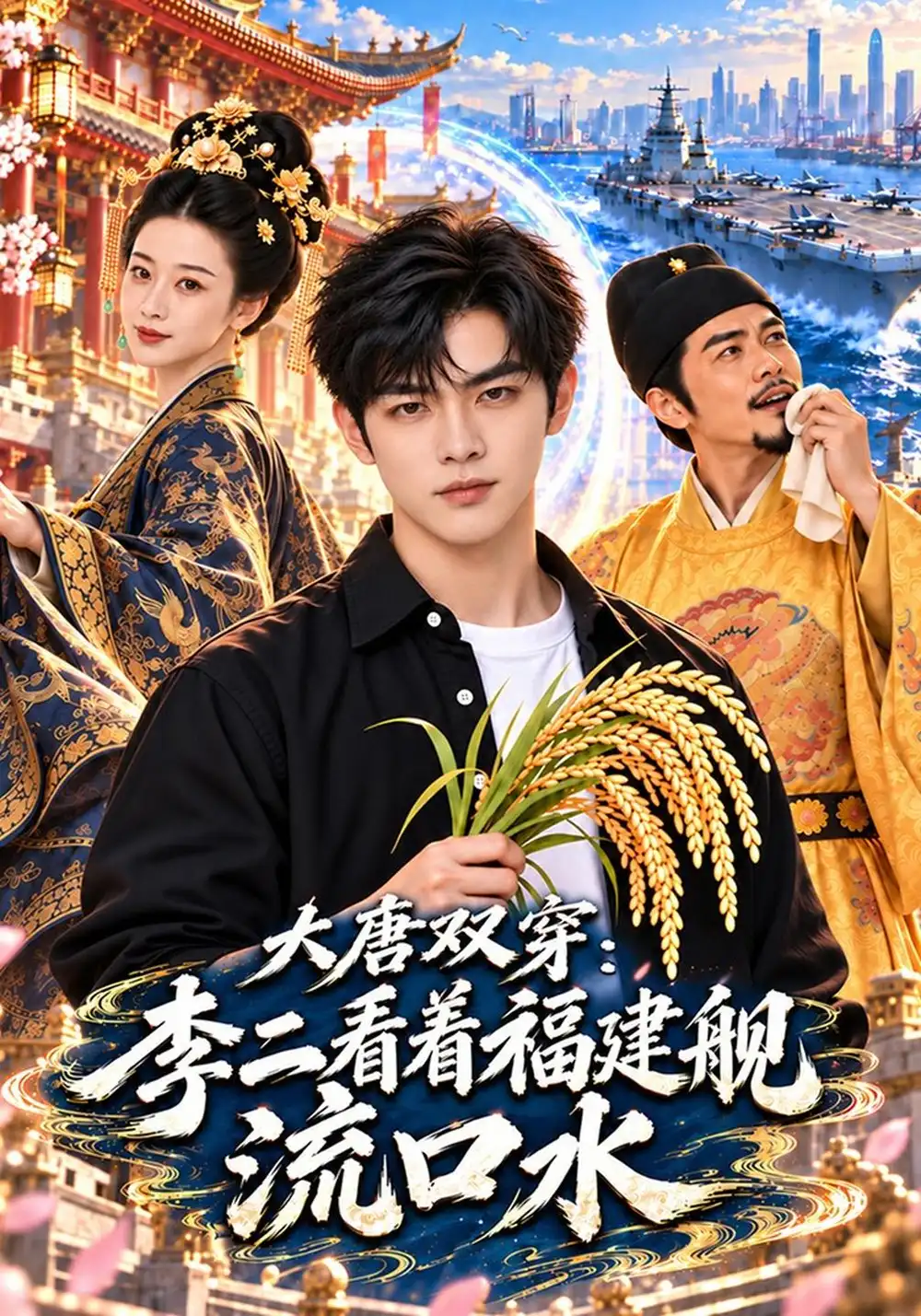 大唐双穿李二看着福建舰流口水（75集）