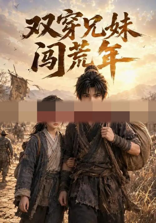 双穿兄妹闯荒年（92集全）AI短剧
