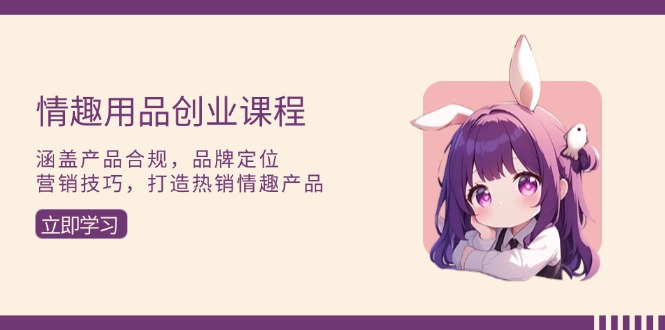 情趣用品创业课程：涵盖产品合规，品牌定位，营销技巧，打造热销情趣产品 - 中创网项目
