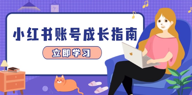 小红书账号成长指南，爆款选题+精准定位+数据分析，系统提升账号变现能力 - 中创网项目