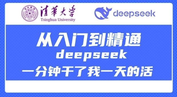 清华大学讲DeepSeek最全教程，从入门到精通，deepseek一分钟干了我一天的活 - 冒泡网项目