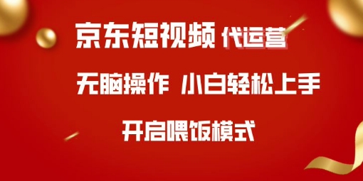 京东短视频代运营，全程喂饭，小白轻松上手 - 冒泡网项目